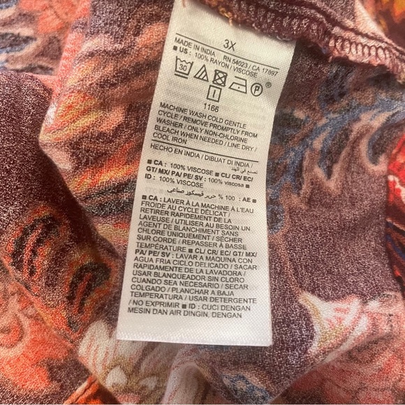 Old Navy Women’s Long Sleeve Split Neck-Size 3X - Picture 10 of 10